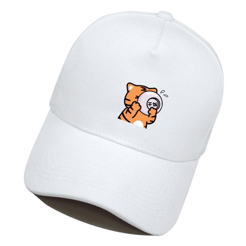 Wholesale Cartoon Tiger Men and Women Valentine's Day Couple Versatile LOGO Peaked Cap Sunshade Baseball Cap